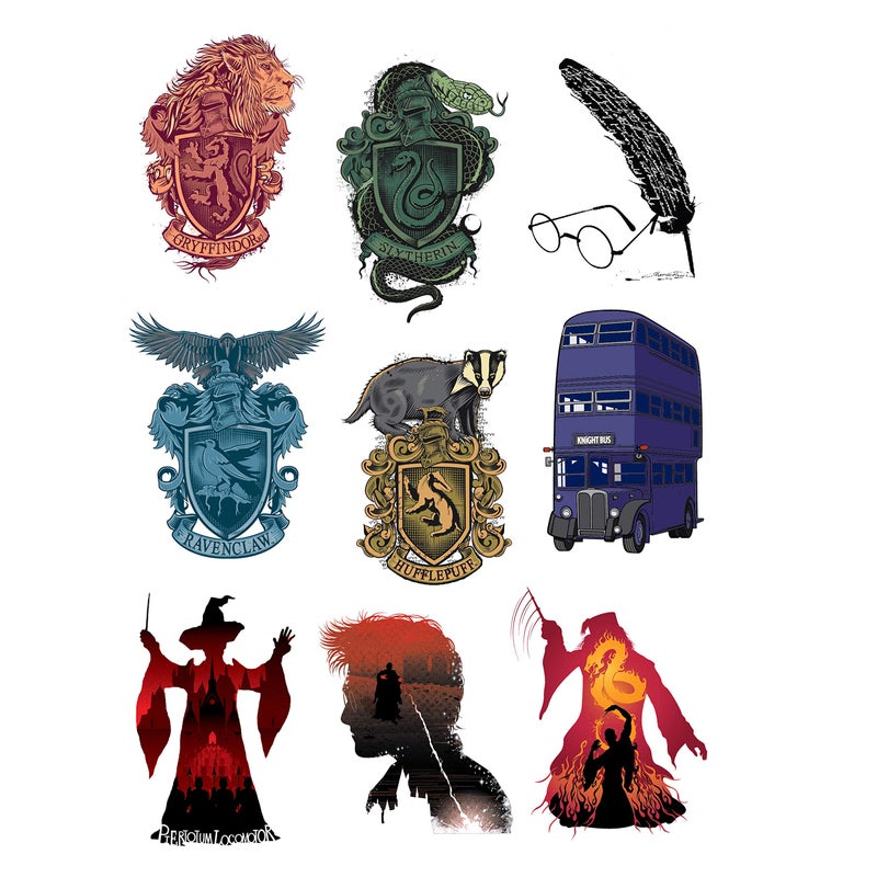 Cinereplicas Harry Potter - Stickers Logos (Set of 55) - Official License - Image 3